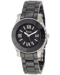 Freelook Ha5114 1 All Black Ceramic Black Dial Watch