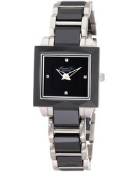 Kenneth Cole New York Kc4742 Petite Chic Classic Square Case With Ceramic Bezel Watch