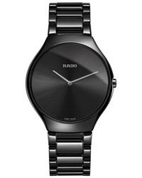 Rado True Thinline Ceramic Bracelet Watch 39mm