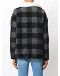 Etoile Isabel Marant Isabel Marant Toile Checked Zip Up Knitted Top