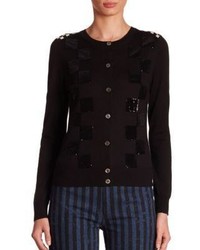 Marc Jacobs Sequin Checkered Cardigan