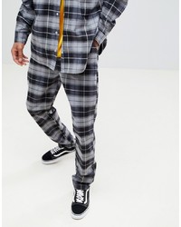ASOS DESIGN Asos X Unknown London Relaxed Trousers In Check Flannel