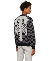 DEVÁ STATES Black Skeleton Sweater