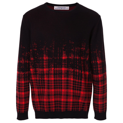 Education From Youngmachines Faded Check Print Pullover, $126