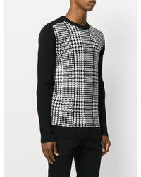 Balmain Houndstooth Check Sweater