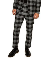 Topman Leigh Classic Check Slim Fit Trousers