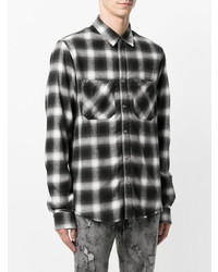 Amiri Checkered Print Flannel Shirt Unavailable