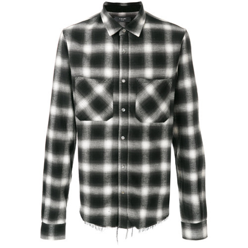 amiri check shirt