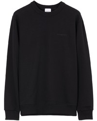 Black Check Fleece Sweatshirt