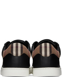 Burberry Black Vintage Check Sneakers