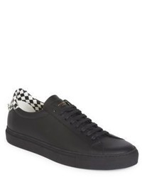 Givenchy Urban Street Checkered Calf Leather Low Top Sneakers