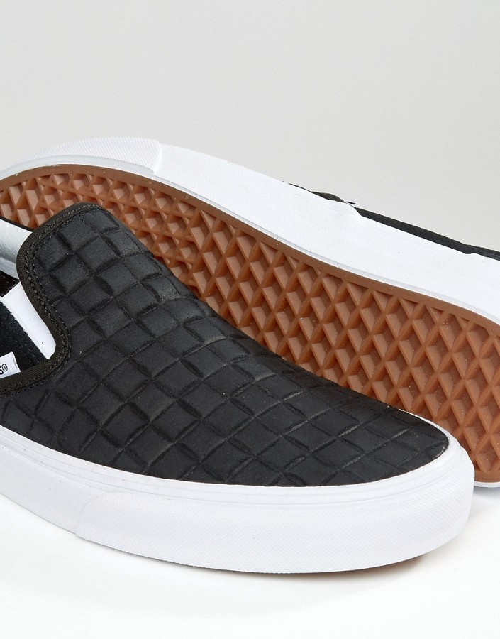 vans checkerboard leather