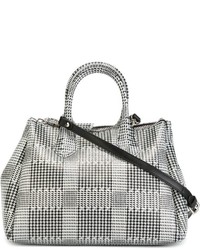Gum Prince Of Wales Check Tote