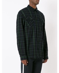 OSKLEN Check Print Button Up Shirt