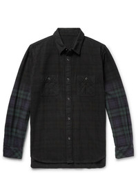 Sacai Checked Cotton Flannel Shirt