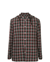 Undercover Checked Hooded Shirt