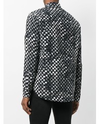 Saint Laurent Checkered Print Shirt