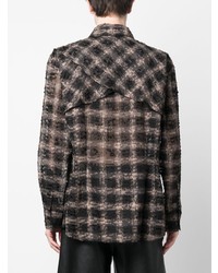 Andersson Bell Distressed Finish Checked Shirt