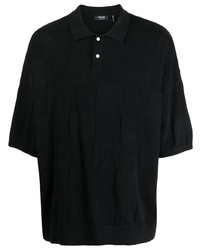 FIVE CM Checkerboard Knit Polo Shirt
