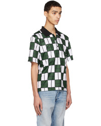 Whim Golf Green Pattern Polo