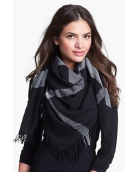 Burberry Colour Check Square Scarf Black Check One Size One Size