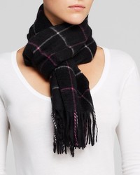 Bloomingdale's C By Windowpane Cashmere Scarf