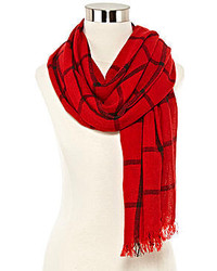 jcpenney Cashmere Like Windowpane Oblong Scarf