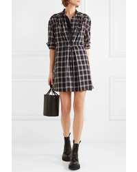 Marc Jacobs Med Checked Silk Voile Dress