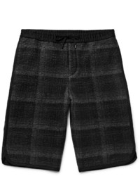 Tryan Checked Textured Flannel Shorts