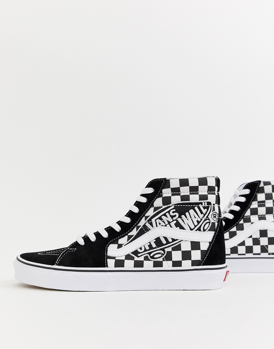 Vans Sk8 Hi Trainers With Otw Patch In 