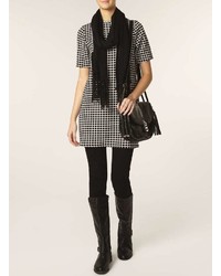 Tall Black And White Tunic