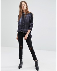 Religion Tunic Shirt In Check
