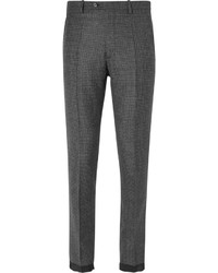 Maison Margiela Slim Fit Checked Wool Trousers