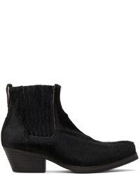 Our Legacy Calf Hair Abstract Gator Boot