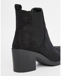 Asos Collection Ribbon Heeled Chelsea Boots