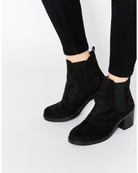 Asos Collection Ribbon Heeled Chelsea Boots