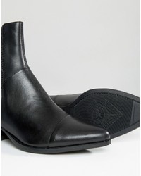Vagabond Marja Black Western Chelsea Boots