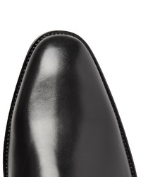 Saint Laurent Polished Leather Chelsea Boots