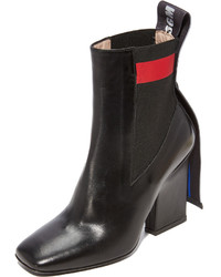 MSGM Striped Band Chelsea Boots
