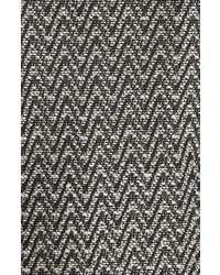St. John Collection Aluna Speckled Chevron Tweed Knit Jacket