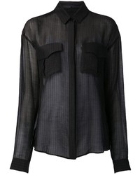 Anthony Vaccarello Sheer Blouse