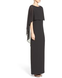 Vince Camuto Cape Overlay Gown