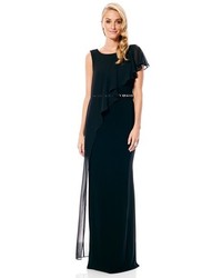 Laundry by Shelli Segal Chiffon Overlay Gown