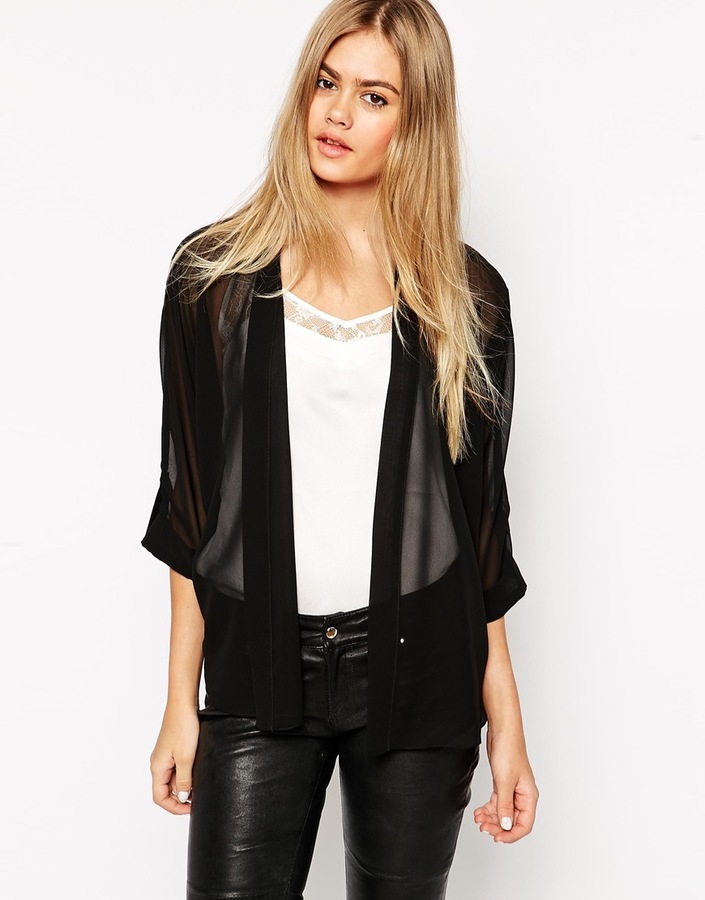 Asos Collection Kimono With Tab Detail, $45 | Asos | Lookastic