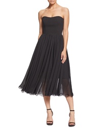 Dress the Population Willow Less Crepe Chiffon Cocktail Dress