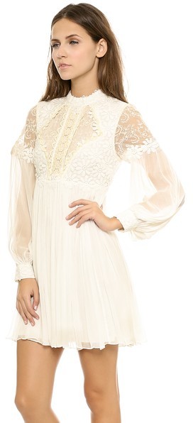 Free People Lou Lou Babydoll Party Dress, $300 | shopbop.com