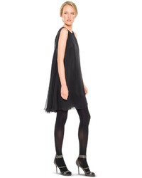 Max Studio Silk Mesh Chiffon Sleeveless Dress