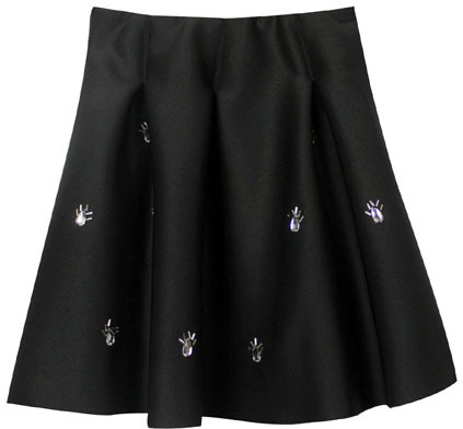 black skater skirt from - Gem