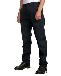 RVCA All Time Surplus Straight Fit Pants In Black At Nordstrom