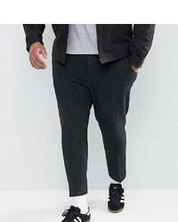 ASOS DESIGN Asos Plus Skinny Crop Smart Heritage Trousers In Black
